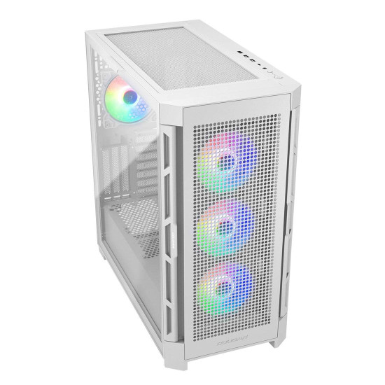 Кутия за компютър COUGAR Gaming Duoface Pro RGB, Mid-Tower, White