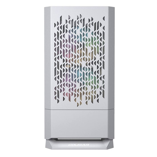 Кутия за компютър COUGAR Gaming MG140 Air RGB, Mini Tower, White