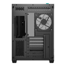 Кутия за компютър DeepCool CG530 4F, Mid Tower, поддръжка на дънни платки с конектори отзад, 2 x USB 3.0, 1 x USB Type-C Gen 2, 1 x Audio, Black