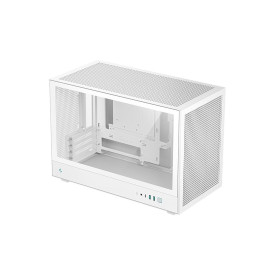 Кутия за компютър DeepCool CH260 WH, Mini Tower, 2 x USB 3.0, 1 x USB Type-C Gen 2, 1 x Audio, White