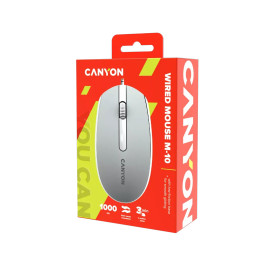 Мишка CANYON M-10, Dark grey