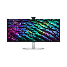 Монитор Dell P3426WEB, 34 инча, извит 3800R, WQHD (3440 x 1440), 100 Hz, 8/5 ms, DisplayPort, Tilt, Swivel, Slant