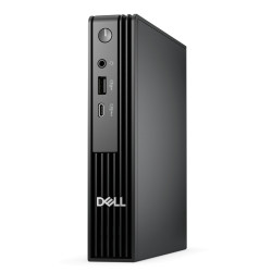 Настолен компютър Dell Pro Micro QCM1250, Intel Core i3-14100T, 8 GB DDR5, 512 GB M.2 SSD, Ubuntu