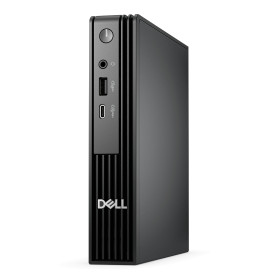Настолен компютър Dell Pro Micro QCM1250, Intel Core i3-14100T, 8 GB DDR5, 512 GB M.2 SSD, Ubuntu