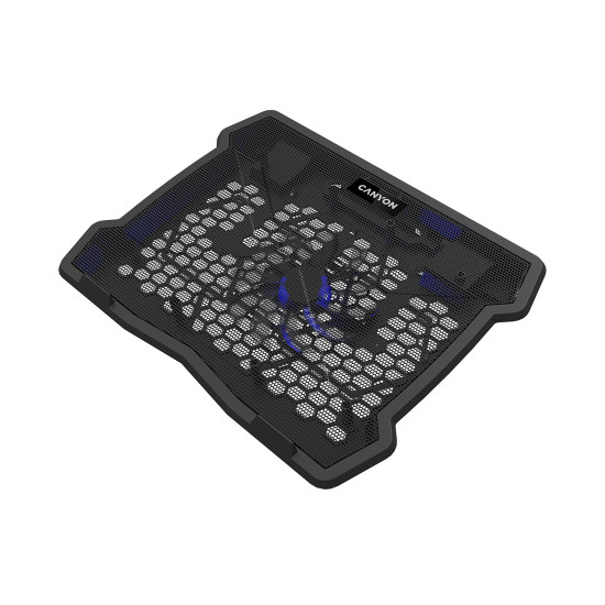 Охладител за лаптоп CANYON cooler NS02, Black