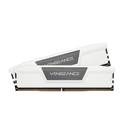 RAM памет Corsair Vengeance, 32GB (2x16GB) DDR5, 6000MT/s, CL36, White, Kit of 2