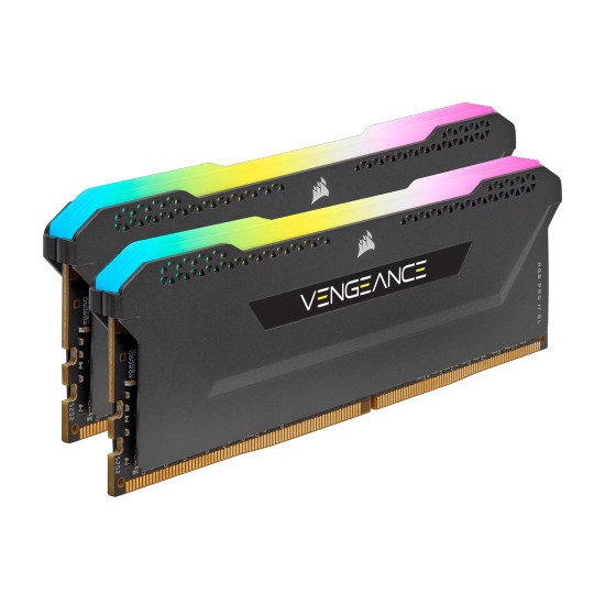 RAM памет Corsair Vengeance RGB PRO SL, 32GB (2x16GB) DDR4, 3600MT/s, CL18, Kit of 2