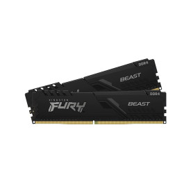 RAM памет Kingston FURY Beast Black, 32GB (2x16GB) DDR4, 3200MT/s, CL16, 2R, Kit of 2