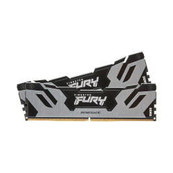 RAM памет Kingston FURY Renegade Silver DDR5 96GB, 2x48GB, UDIMM, 6000MT/s CL32, Intel XMP, Silver Heatsink, Kit of 2