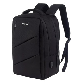 Раница за лаптоп Canyon Urban BPE-5 USB, 15.6 инча, Waterproof, Black
