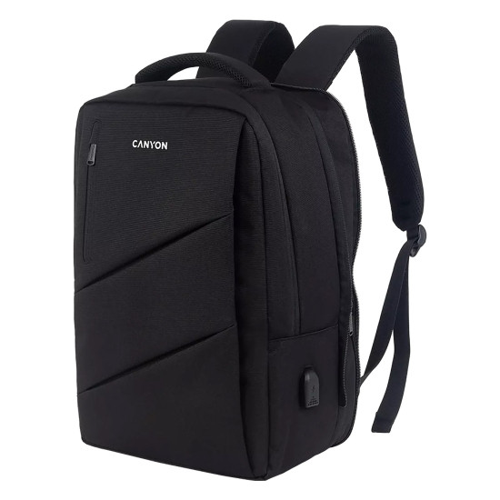 Раница за лаптоп Canyon Urban BPE-5 USB, 15.6 инча, Waterproof, Black
