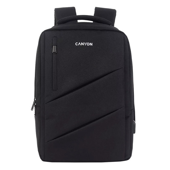Раница за лаптоп Canyon Urban BPE-5 USB, 15.6 инча, Waterproof, Black
