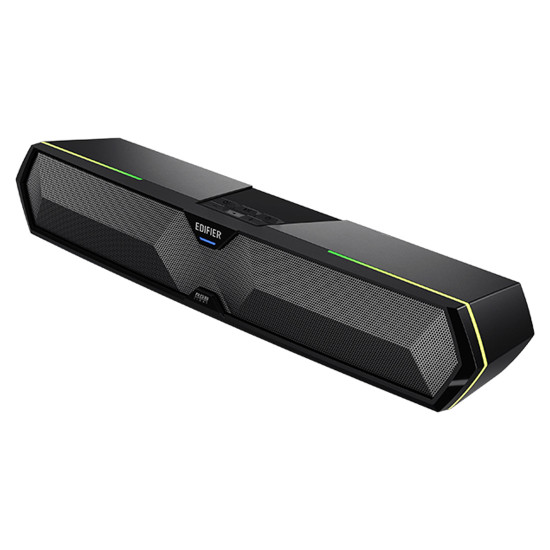 Саундбар Edifier MG300, BT V5.3, USB, AUX, 2x 52mm Drivers, RGB Lighting, 5W (RMS), Black