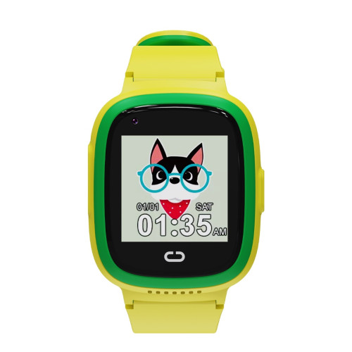 Смарт часовник CANYON Sunny KW-48 Kids, 4G, видео, GPS, игри и музика, Green