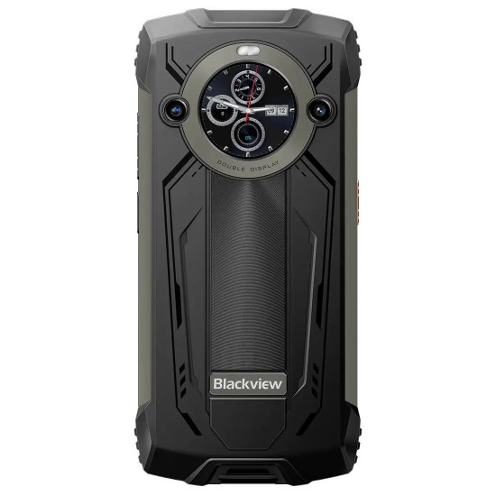 Смартфон Blackview BV8200, 6.5 инча, FHD+ 120Hz / 1.3 инча WQVGA, 12+256GB, MT8781 2.2GHz, NFC, Fingerprint, 8800mAh+45W, 370g, Android, Black