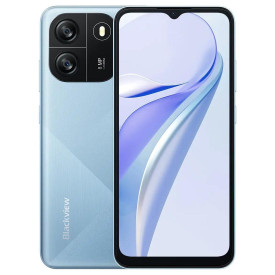 Смартфон Blackview WAVE 6C, 2GB/32GB, 6.5 инча, HD+ (720x1600), 20:9, Octa-core, 5100mAh, Type-C, Android 13, Dual SIM, SD слот, 30W, Black