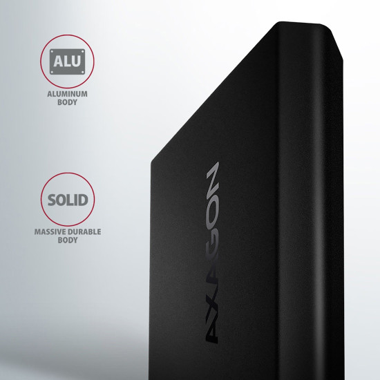 Външна кутия за диск AXAGON EEM2-UB2, USB-C, 10Gbps, M.2 NVMe SSD