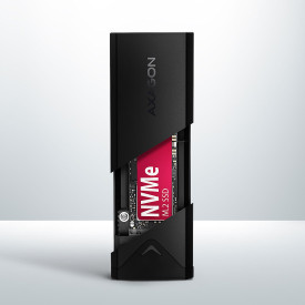 Външна кутия за диск AXAGON EEM2-UB2, USB-C, 10Gbps, M.2 NVMe SSD