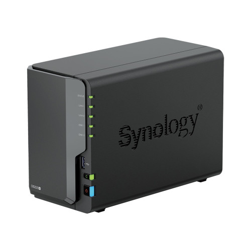Вътрешен твърд диск Synology DiskStation DS225+, 2-Bay, Intel Celeron J4125, 2GB RAM, 1 x 2.5G RJ-45