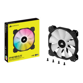 Вентилатор CORSAIR SP140 RGB ELITE, 140mm, Single Pack
