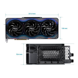 Видеокарта PALIT GeForce RTX 5080 GameRock, 16GB GDDR7, 256-bit, 1x HDMI 2.1b, 3x DP 2.1b