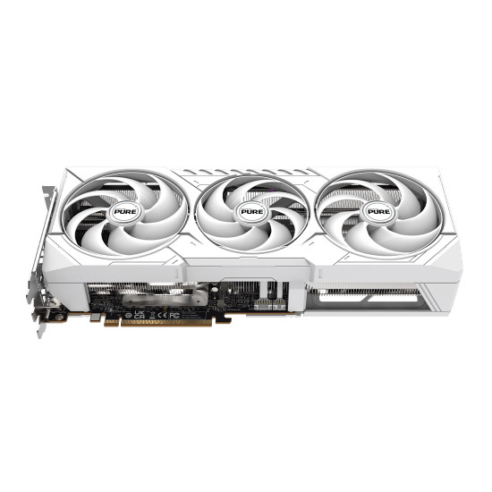 Видеокарта SAPPHIRE PURE AMD Radeon RX 9070 XT GAMING OC White, 16GB GDDR6, 256-bit, 2xHDMI, 2xDP