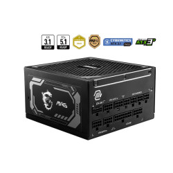 Захранване MSI MAG A1250GL PCIE5, 1250W, 80 PLUS Gold, Fully Modular
