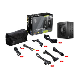 Захранване MSI MAG A850GL PCIE5, 850W, 80 Plus Gold, Fully Modular