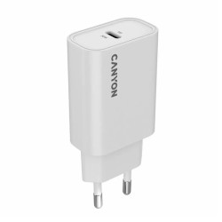 Зарядно Canyon OnCharge 30CL, PD, 30W, USB-C x 1, EU стандарт, White