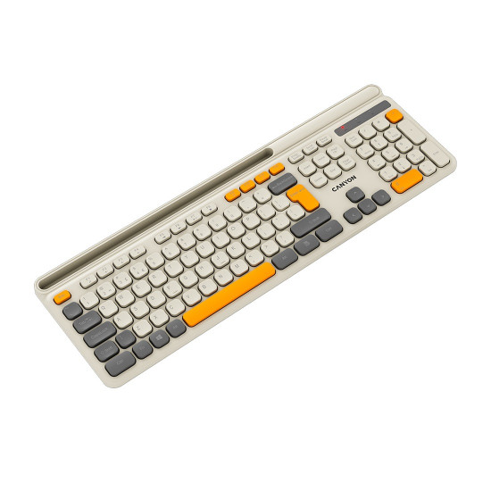 Безжична клавиатура CANYON HKB-W03, Beige