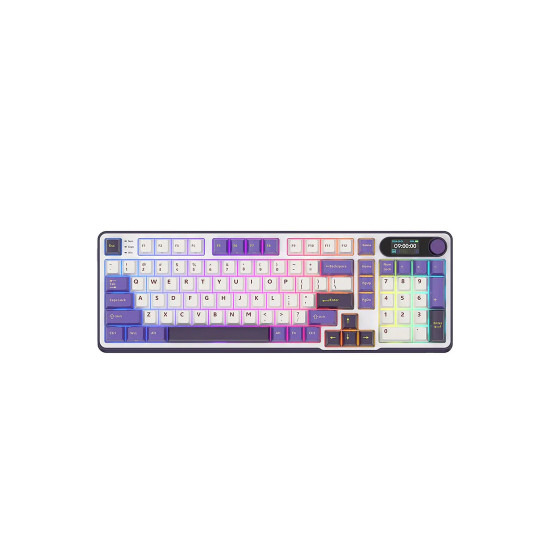 Безжична клавиатура ROYAL KLUDGE RK98S, Blackberry Mousse