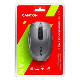 Безжична мишка CANYON MW-9, Grey