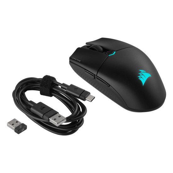Безжична мишка Corsair KATAR Elite,  26000 DPI, Black