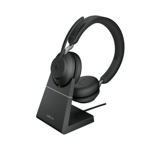 Безжични слушалки Jabra Evolve2 65 MS Stereo Stand, Bluetooth, USB-A, Black