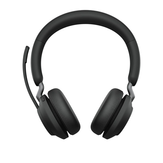 Безжични слушалки Jabra Evolve2 65 MS Stereo Stand, Bluetooth, USB-A, Black