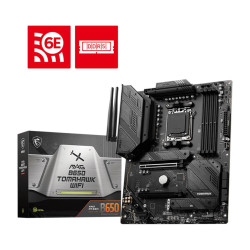 Дънна платка MSI MAG B650 TOMAHAWK WIFI, AM5, 4x DDR5, HDMI, DP, 2.5G LAN, Wi-Fi 6E, BT 5.2, ATX