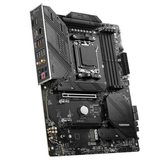 Дънна платка MSI MAG B650 TOMAHAWK WIFI, AM5, 4x DDR5, HDMI, DP, 2.5G LAN, Wi-Fi 6E, BT 5.2, ATX
