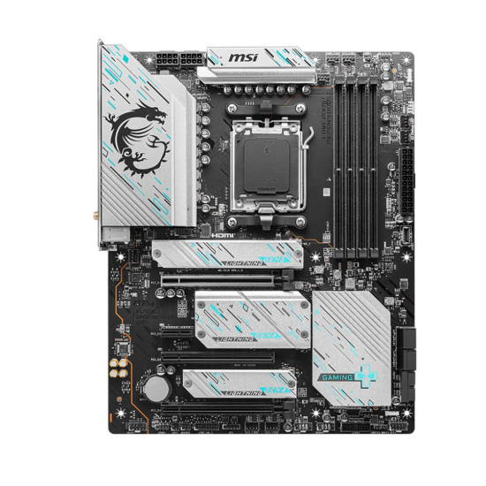 Дънна платка MSI X670E GAMING PLUS WIFI, ATX, Socket AM5, AMD X670, 4x DDR5, 1x PCIe 4.0/3.0 x16