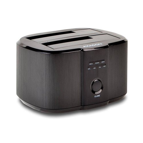 HDD докинг станция AXAGON ADSA-ST, USB3.0, 2xSATA, 2.5 инча HDD / SSD, 3.5 инча HDD