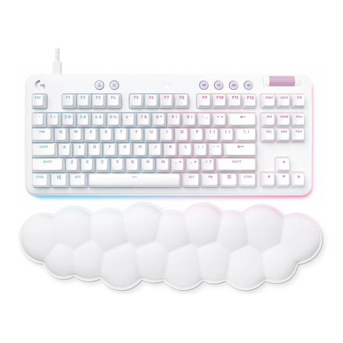 Клавиатура LOGITECH G713 TKL, Corded, Mechanical, White