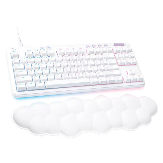 Клавиатура LOGITECH G713 TKL, Corded, Mechanical, White