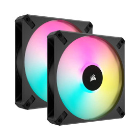 Комплект вентилатори CORSAIR AF140 RGB ELITE, 2 x 140 mm