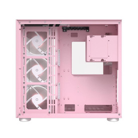 Кутия за компютър COUGAR FV150 RGB, Mid Tower, Pink
