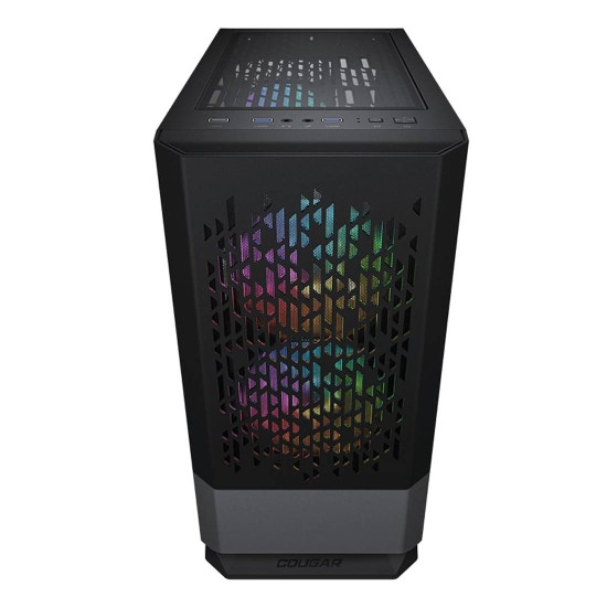 Кутия за компютър COUGAR Gaming MG140 Air RGB, Mini Tower, Black