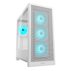 Кутия за компютър COUGAR MX230 RGB, Mid Tower, White