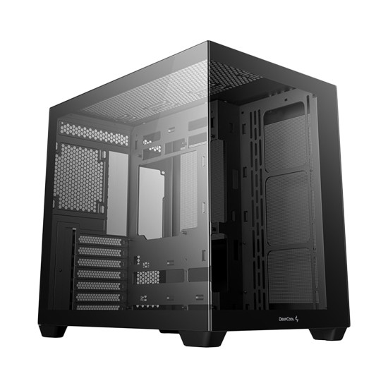 Кутия за компютър DeepCool CG530, Mid Tower, 2 x USB 3.0, 1 x USB 2.0, 1 x Audio, Black
