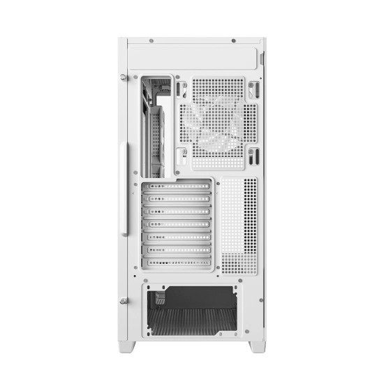 Кутия за компютър DeepCool CG580 4F WH V2, Mid Tower, 2 x USB 3.0, 1 x USB Type-C Gen 2, 1 x Audio, White