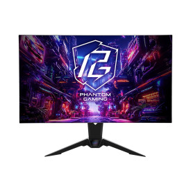 Монитор Asrock PGO32UFS, 31.5 инча, 4K OLED 3840x2160, 240/480Hz, 0.03ms, 132% sRGB, 2xHDMI 2.0, 2xDisplayPort 1.2, 4xUSB 3.2, 1xUSB-C, 1xAudio Jack, Wi-Fi антена, 2x5W Speakers