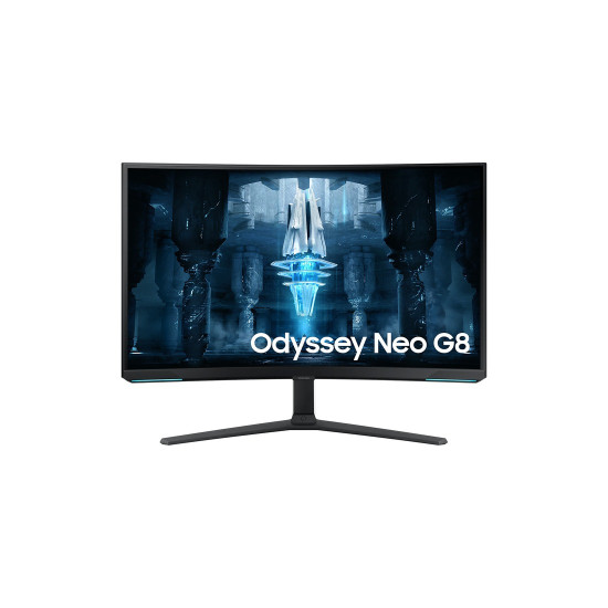 Монитор Samsung Odyssey Neo G8 LS32BG850NPXEN, 32 инча, 3840x2160 (4K UHD), 240Hz, 1ms, Quantum Mini-LED, HDR2000, FreeSync Premium Pro