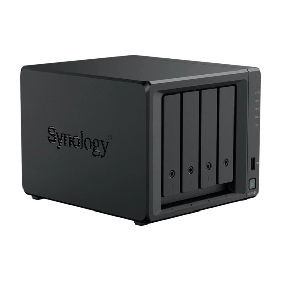 NAS устройство Synology DiskStation DS425+, Tower, 4 гнезда за 3.5 инча SATA HDD/SSD, 2 GB, 4 ядра